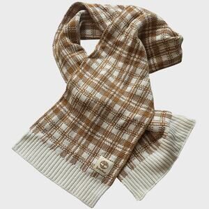 🧣HOST PICK🧣 Timberland | Caramel & Cream Buffalo Plaid Scarf | Gorpcore Nature